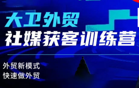 大卫老师·外贸社媒获客独家训练营(更新10月)-邪修侠