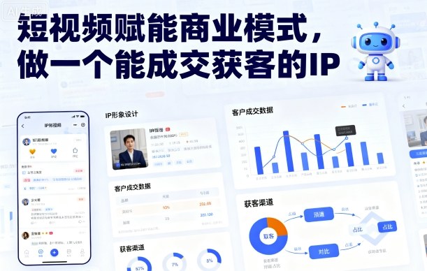 短视频赋能商业模式,做一个能成交获客的IP-邪修侠