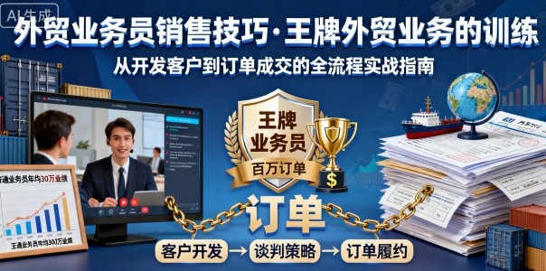 外贸业务员销售技巧,王牌外贸业务的训练-邪修侠