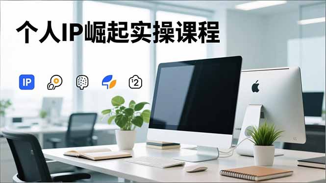个人IP崛起实操课程,IP思维塑造+赛道精准调研+账号高变现搭建+内容创作-邪修侠