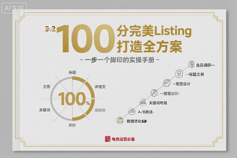 100分完美Listing打造全方案,想要完美listing必须是需要一步一个脚印的-邪修侠