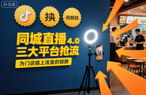 同城直播实操班4.0,三大平台抢流,为门店插上流量的翅膀-邪修侠