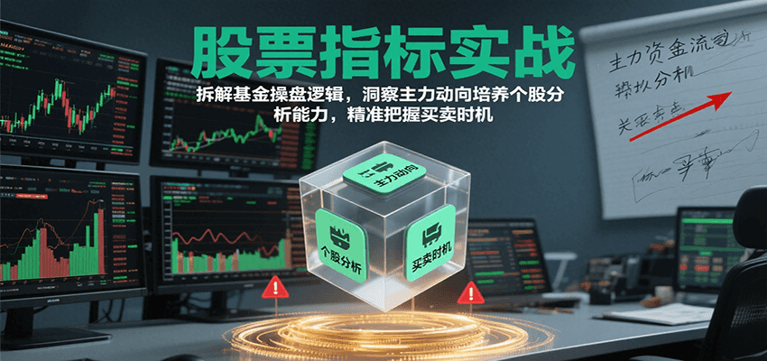 股票指标实战,基金操盘逻辑拆解,洞察主力动向培养个股分析能力把握买卖时机(更新)-邪修侠