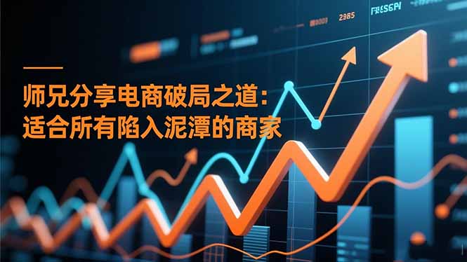 师兄分享电商破局之道:适合所有陷入泥潭的商家-邪修侠