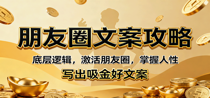 朋友圈文案攻略:底层逻辑,激活朋友圈,掌握人性,写出吸金好文案-邪修侠
