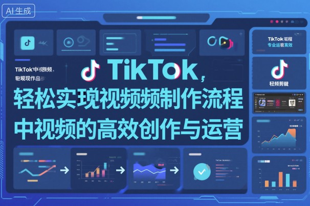 TikTok中视频制做流程,轻松实现Tk中视频的高效创作与运营-邪修侠
