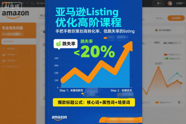 亚马逊Listing优化高阶课程,手把手教你策划高转化率、低跳失率的listing-邪修侠