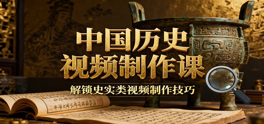 中国历史视频制作课:疆域地图集+参考文案+练习素材,解锁史实类视频制作技巧-邪修侠