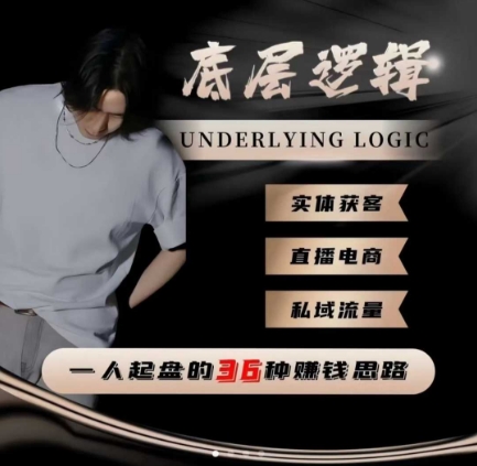 一个人起盘的底层逻辑,私域流量-直播电商-实体获客,一人起盘的36种賺钱思路-邪修侠
