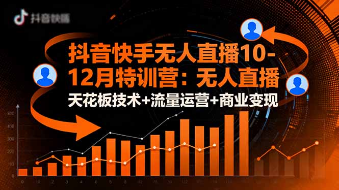 抖音快手无人直播10-12月特训营:无人直播天花板技术+流量运营+商业变现-邪修侠