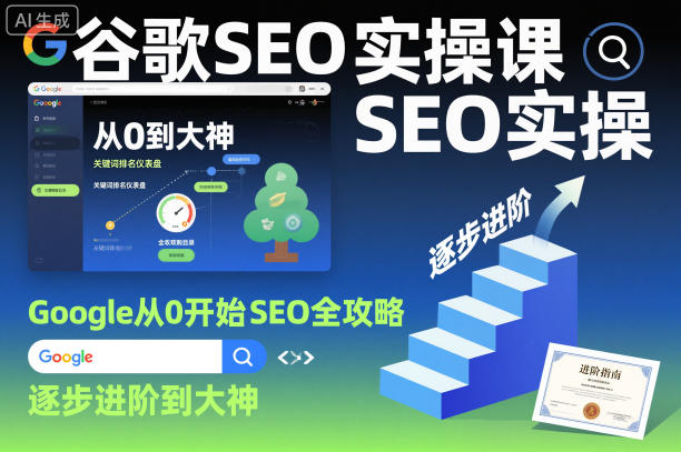 谷歌SEO实操课,Google从0开始SEO全攻略,逐步进阶到大神-邪修侠