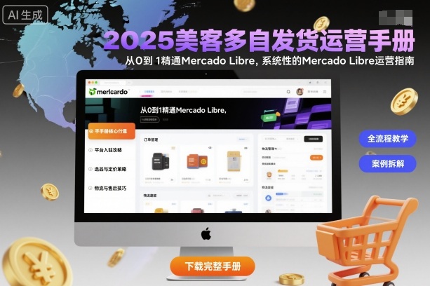 2025美客多自发货运营手册:从0到1精通Mercado Libre,系统性的Mercado Libre运营指南-邪修侠