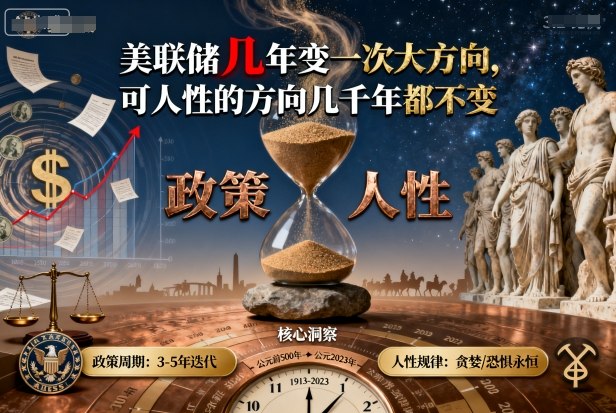 付费文章:美联储几年变一次大方向,可人性的方向几千年都不变-邪修侠