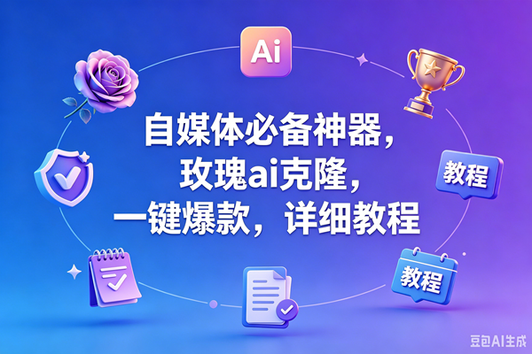 （18737期）玫瑰克隆工具，一键爆款ai工具，自媒体必备神器，50多个的功能，详细教程-邪修侠