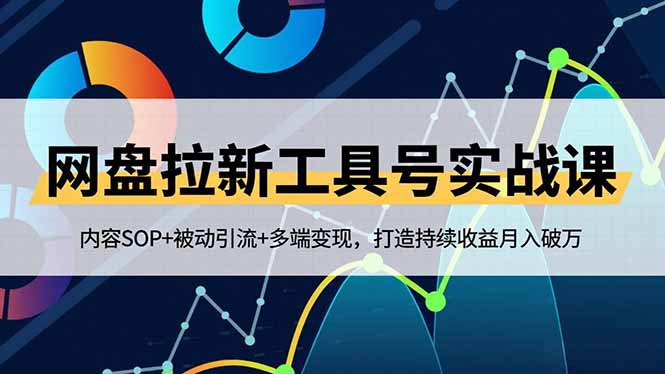 网盘拉新工具号实战课,内容SOP+被动引流+多端变现,打造持续收益月入破万-邪修侠