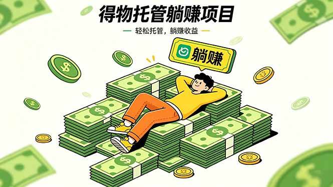 (18726期)26年6月必做!得物视频激励项目,全自动运营单号月利润3600+-邪修侠