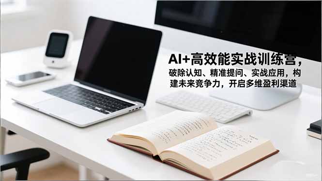 AI+高效能实战训练营,破除认知、精准提问、实战应用,构建未来竞争力,开启多维盈利渠道-邪修侠