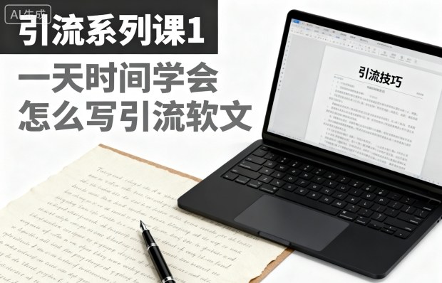 引流系列课1,一天时间学会怎么写引流软文-邪修侠