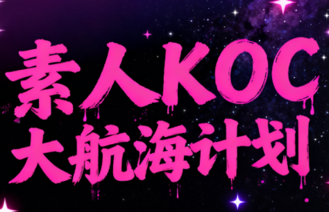 超萌素人KOC大航海计划-邪修侠