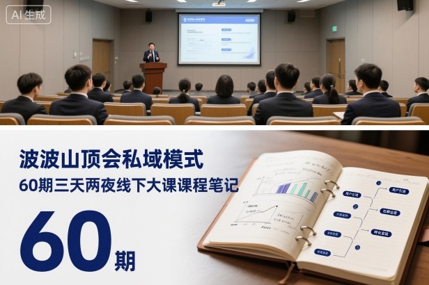 波波山顶会私域模式60期三天两夜线下大课课程笔记(文档)-邪修侠