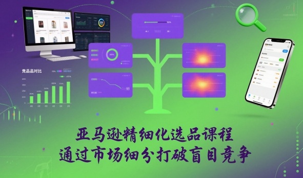 亚马逊精细化选品课程,通过市场细分打破盲目竞争-邪修侠