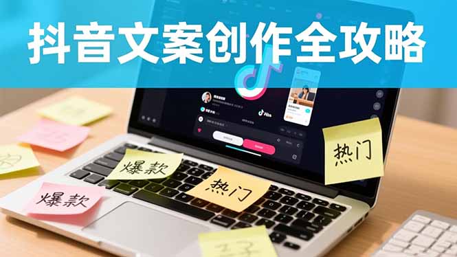 抖音文案创作全攻略:爆款标题九大绝招,100个模版直接套用,月入过万不是梦-邪修侠