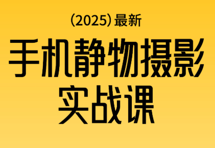 金老师·2025爆款手机静物摄影实战课-邪修侠