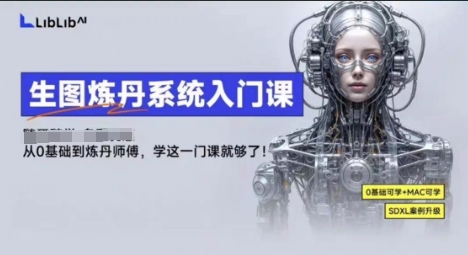 LibLibAI哩布哩布生图炼丹系统入门课,从生图到炼丹,只学这一门就够了-邪修侠