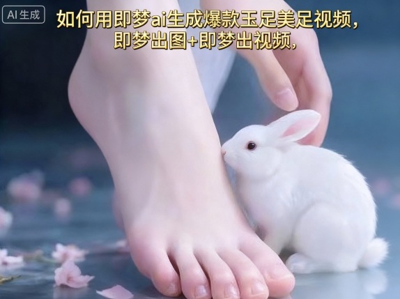 如何用即梦ai生成爆款玉足美足视频,即梦出图+即梦出视频,快速涨粉-邪修侠
