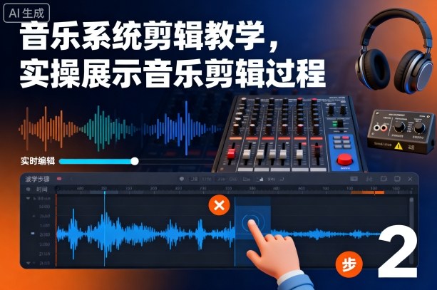 音乐系统剪辑教学,实操展示音乐剪辑过程-邪修侠