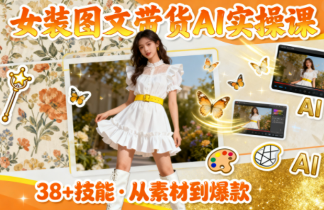 女装图文带货的AI实操课-邪修侠