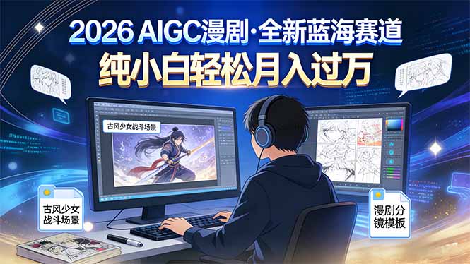 2026年全新蓝海赛道,纯小白轻松月入过万-邪修侠