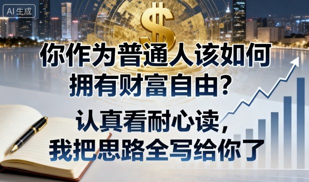 付费文章:你作为普通人该如何拥有财富自由?认真看耐心读,我把思路全写给你了-邪修侠