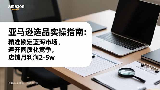 亚马逊选品实操指南:精准锁定蓝海市场,避开同质化竞争,店铺月利润2-5w-邪修侠